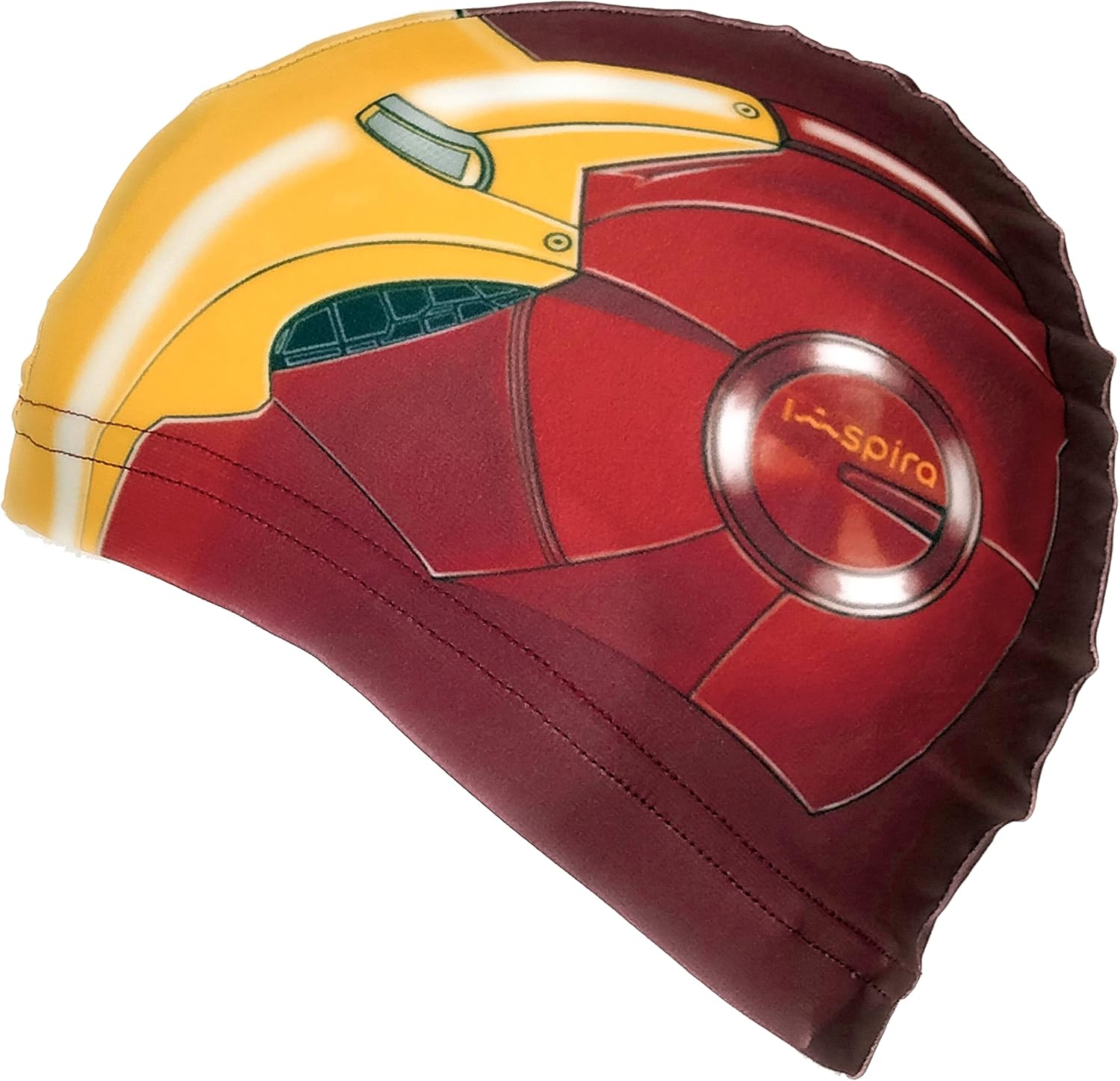 Bonnet de natation Iron Boy Iron Man en tissu – Image 2