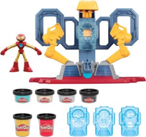 Fabrique d'armures Play-Doh Marvel Iron Man avec lumières et sons
