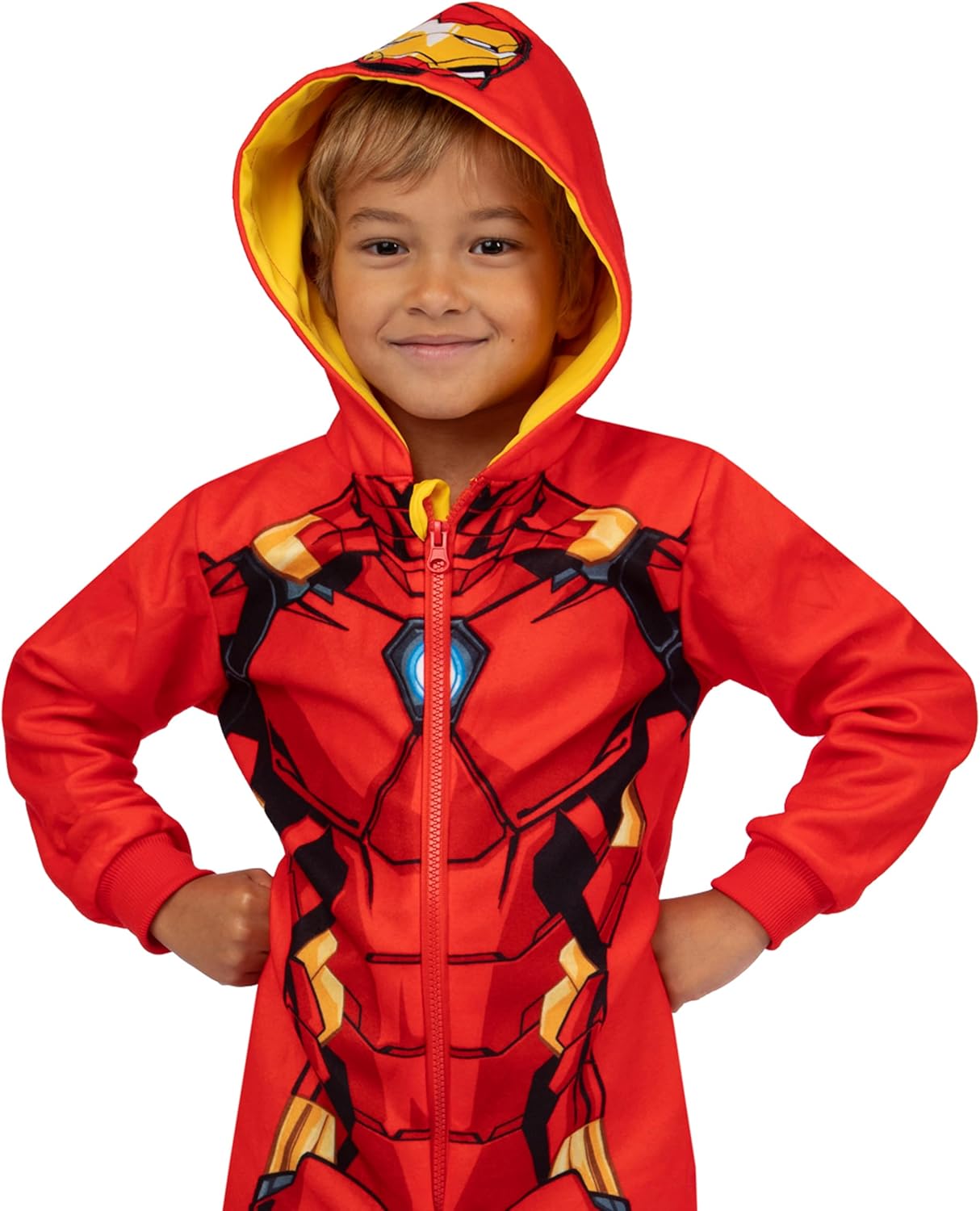Grenouillère surpyjama polaire Marvel Iron Man pour garçon – Image 3