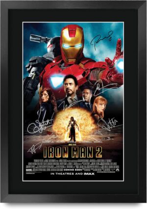 Affiche encadrée A3 Iron Man 2 avec Robert Downey Jr