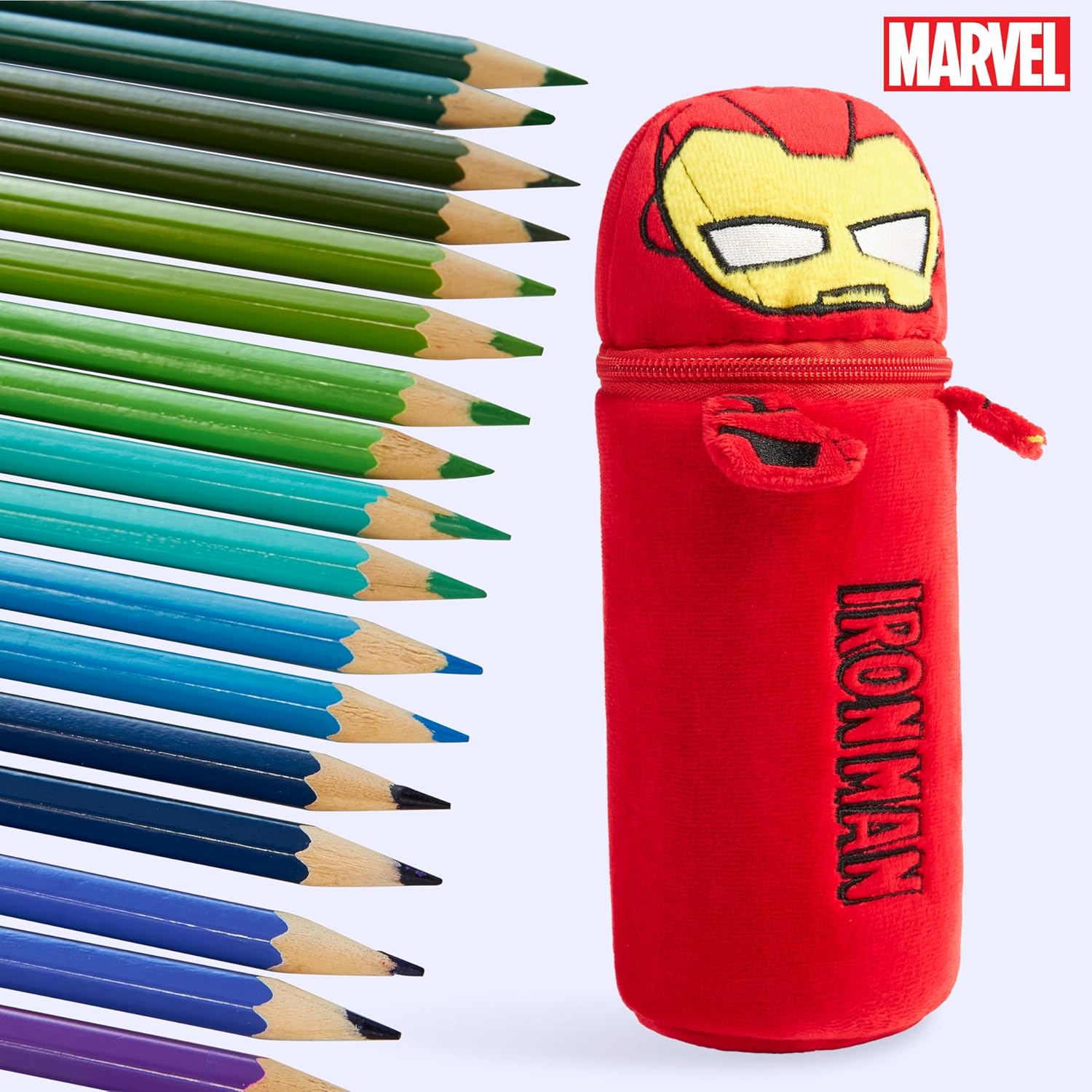 Kit de coloriage Marvel Spiderman avec trousse, 48 pcs Rouge Iron Man – Image 4