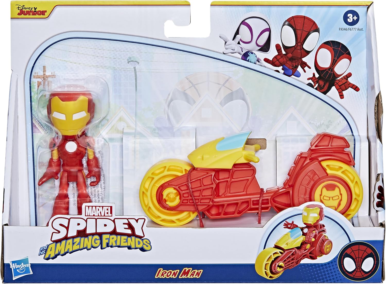 Coffret Marvel Spidey et ses Amis Extraordinaires avec figurine Iron Man et moto – Image 6