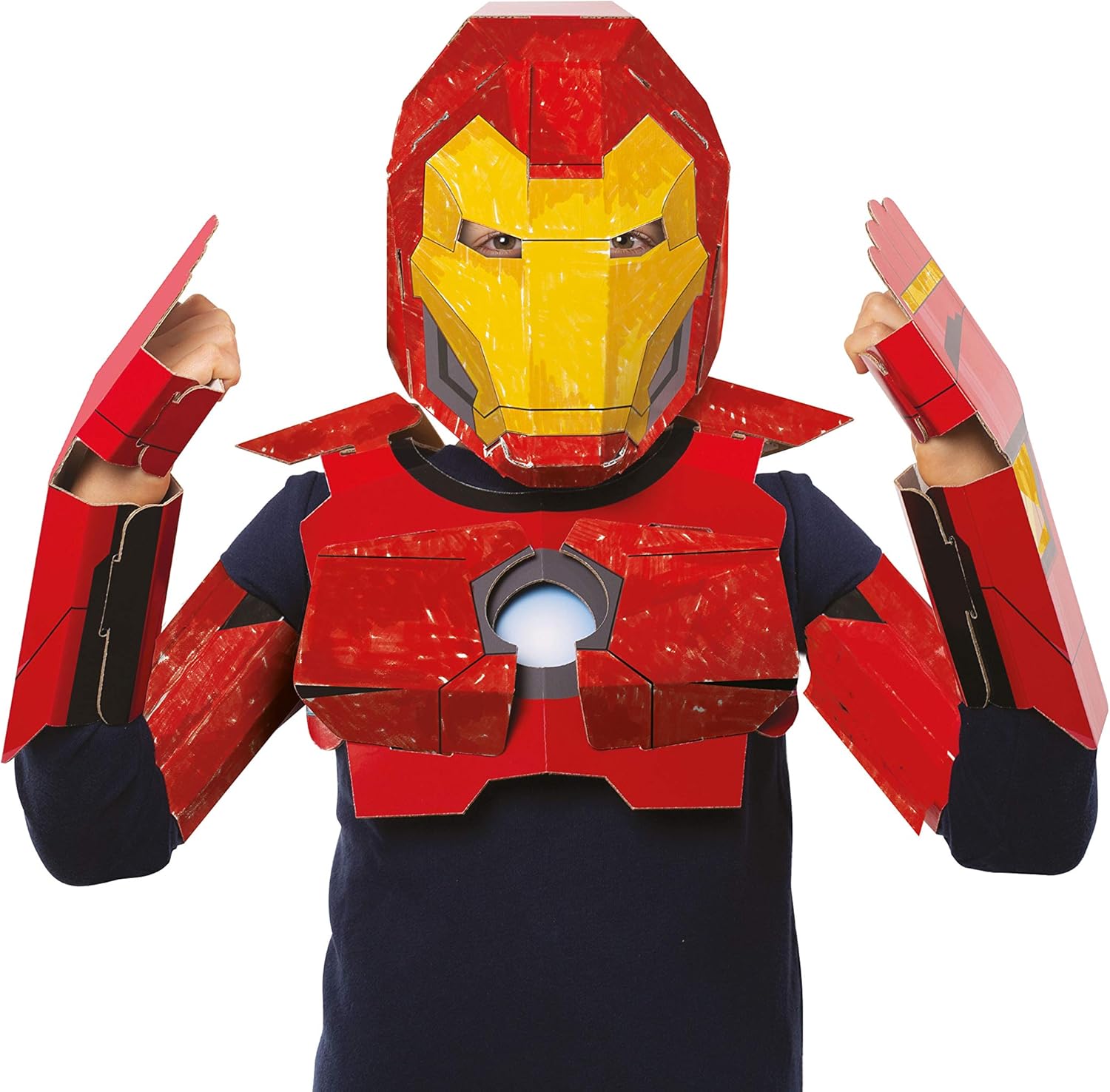 Masque Iron Man Clementoni 18609, kit créatif fabriqué en Italie dès 4 ans – Image 2