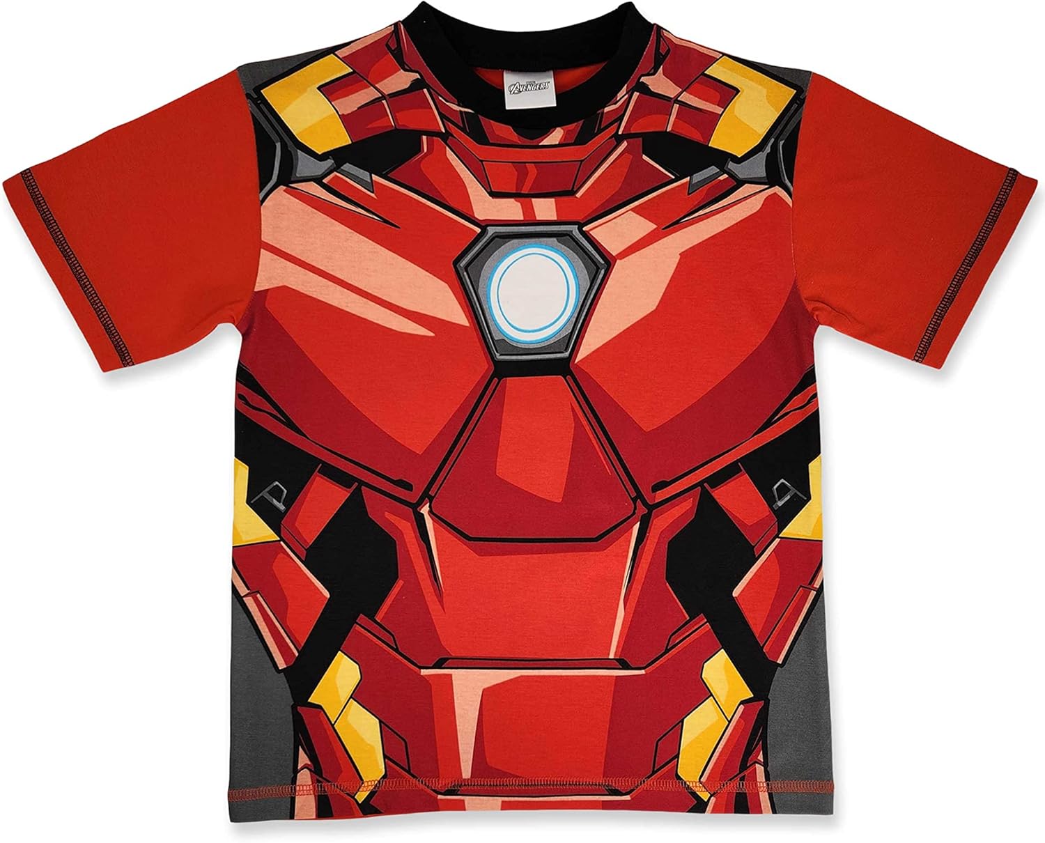 Pyjama court Avengers Iron Man en coton 100 % avec devant phosphorescent – Image 5