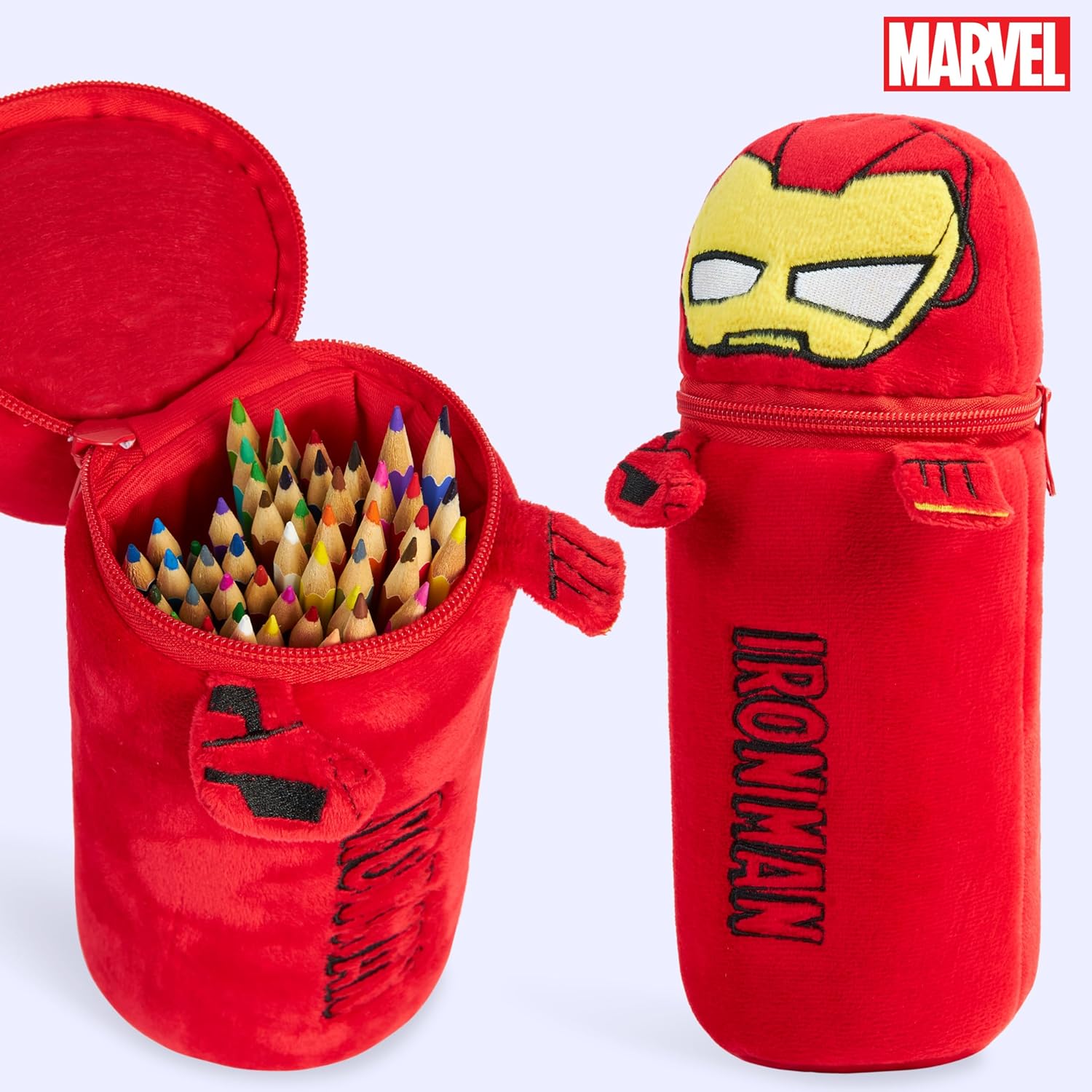 Kit de coloriage Marvel Spiderman avec trousse, 48 pcs Rouge Iron Man – Image 5