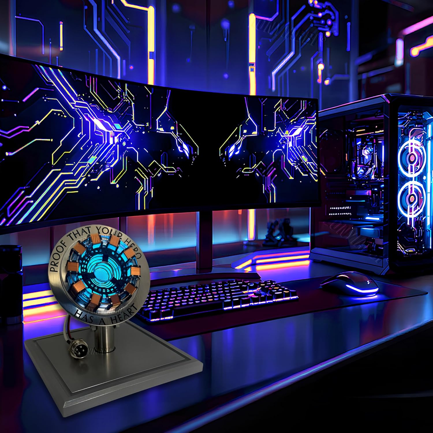 Réacteur Arc Iron Man MK1 échelle 1:1 avec boîtier d'affichage – Image 6