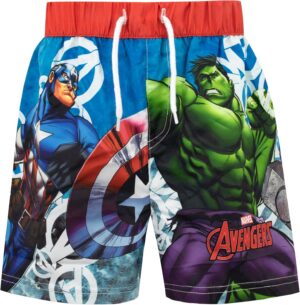 Short de bain Marvel Avengers garçon avec Iron Man et Hulk