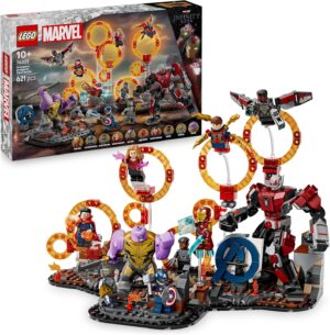 LEGO Marvel Endgame avec Iron Man, Thanos et robot Ant-Man 76323