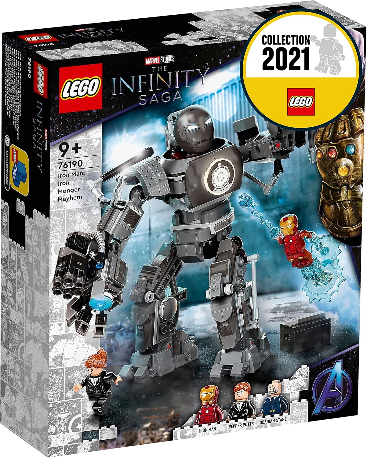LEGO Super Heroes 76190 Iron Man face à Iron Monger – Image 3