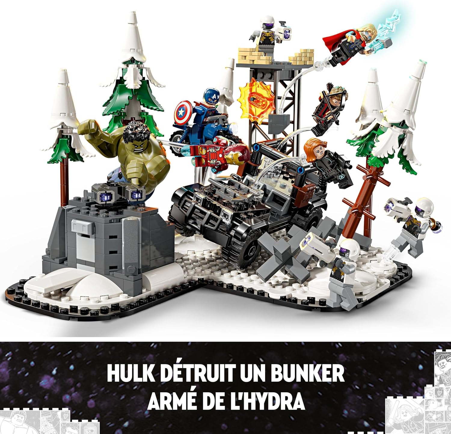 LEGO Marvel Avengers 76291 L’Ère d’Ultron avec Iron Man et 8 minifigurines – Image 4