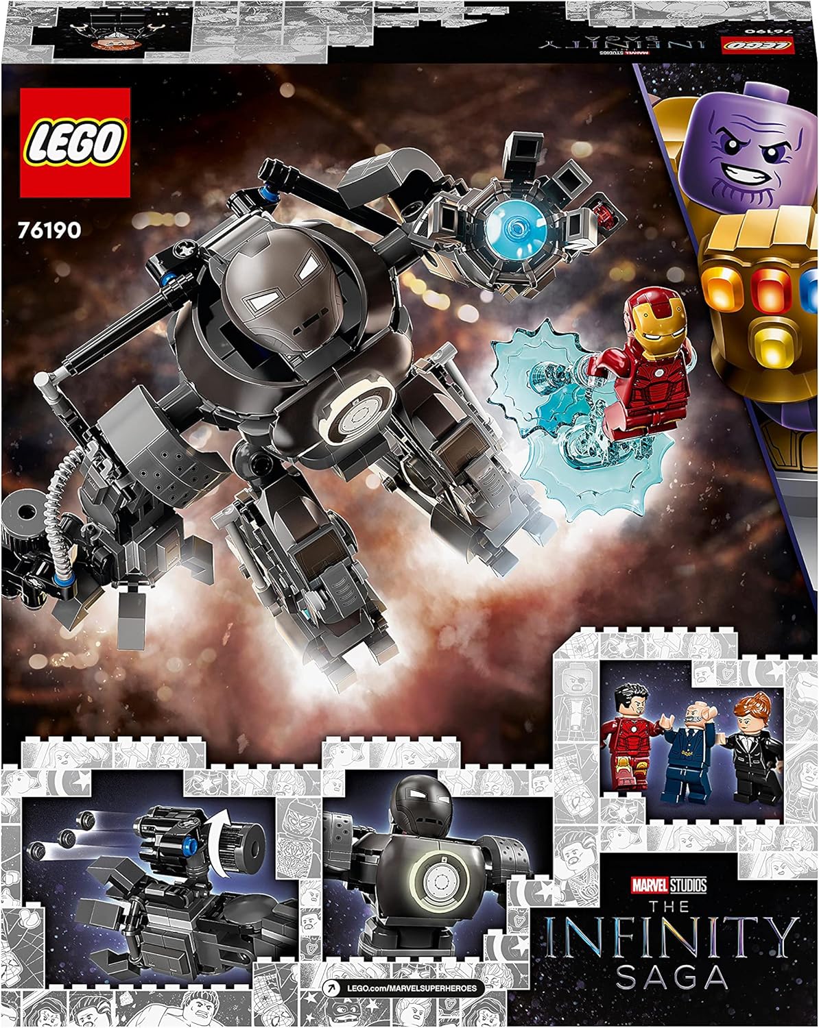 LEGO Super Heroes 76190 Iron Man face à Iron Monger – Image 7