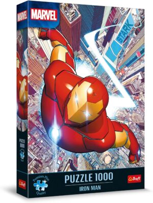 Puzzle Marvel Iron Man 1000 pièces avec poster, dès 12 ans