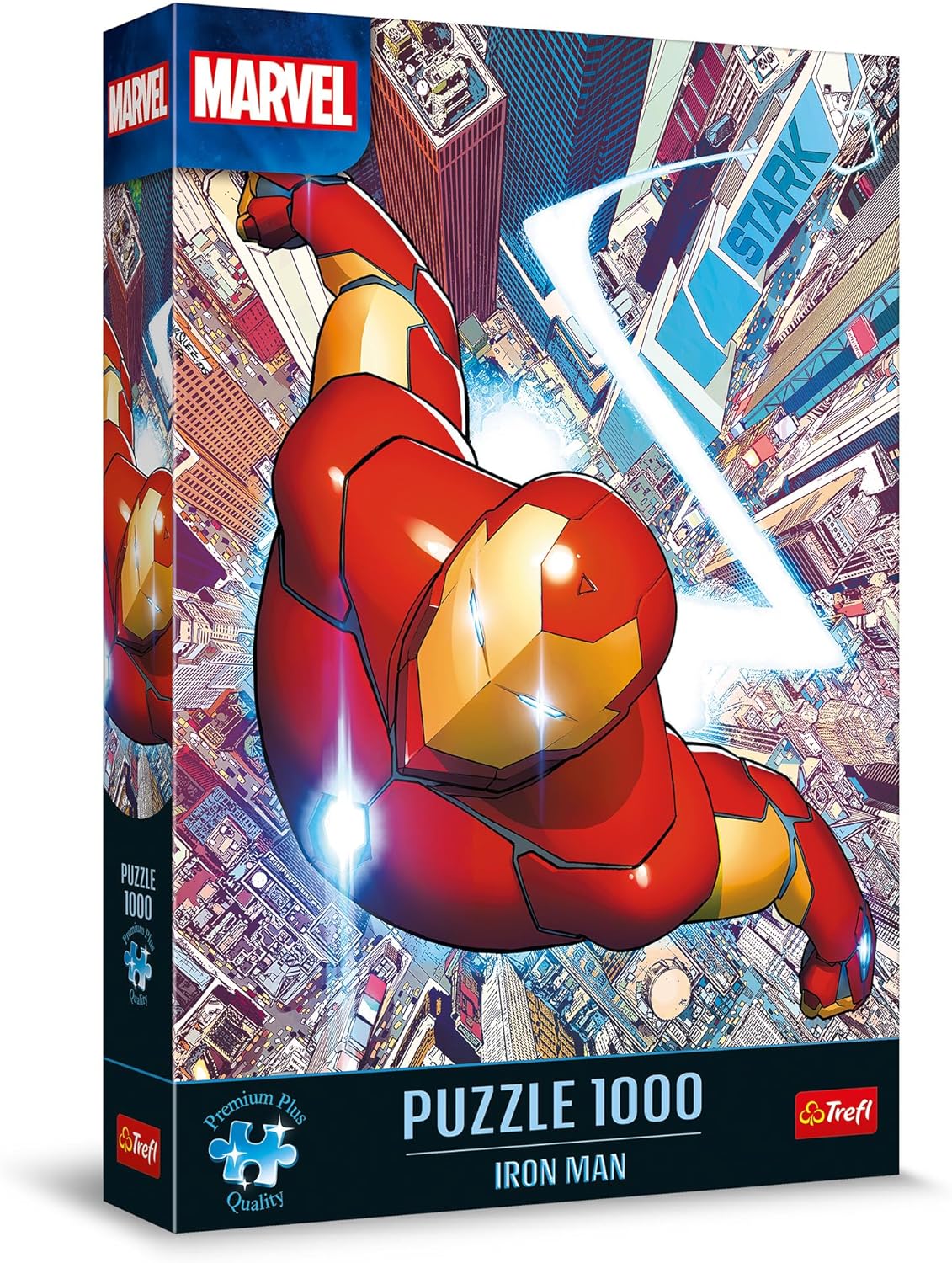 Puzzle Marvel Iron Man 1000 pièces avec poster, dès 12 ans