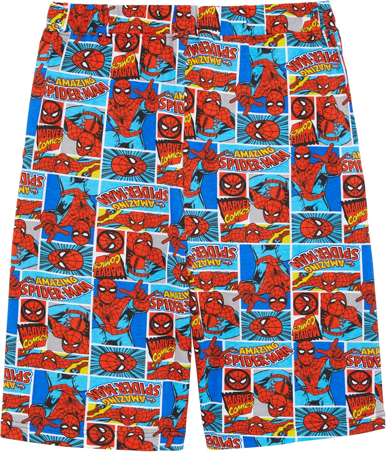 Lot de 2 shorts de détente Marvel pour homme en 100% coton avec Iron Man, Spider-Man, Hulk, Captain America et Thor – Image 4