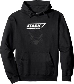 Sweat à capuche Iron Man Marvel Avengers Stark Industries, col tissé