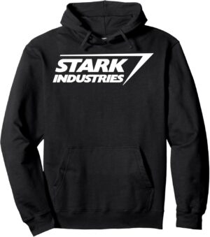Sweat à capuche Marvel Iron Man logo Stark Industries