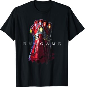 T-shirt Iron Man Gauntlet coupe classique Marvel Avengers: Endgame
