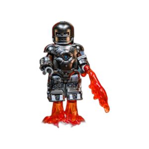 Mini figurine Iron Man 5cm blocs plastique décor bureau