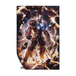 Tableau toile HD Avengers Iron Man décoration