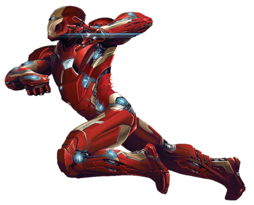 Iron Man en armure rouge et or