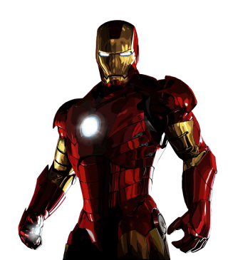 Armure Iron Man debout